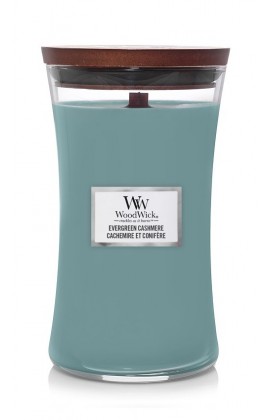 Woodwick Evergreen Cashmere nagy illatgyertya